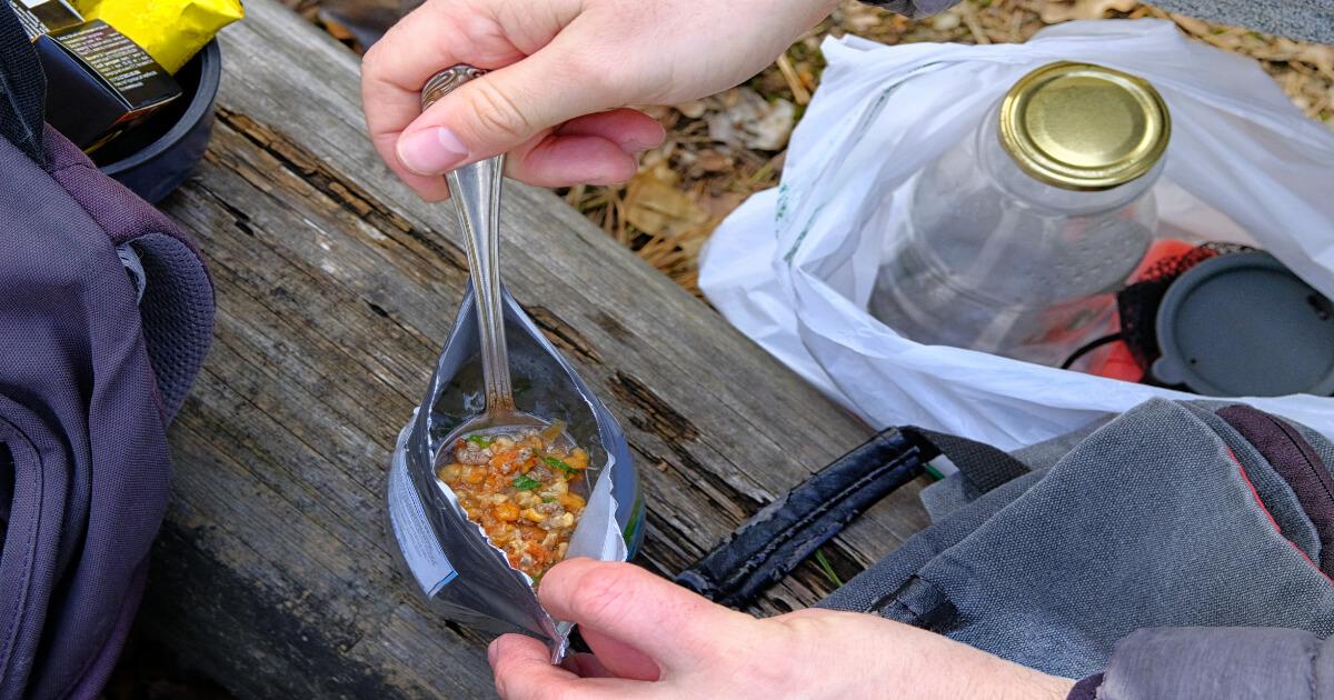 freeze dried prepper packet meal
