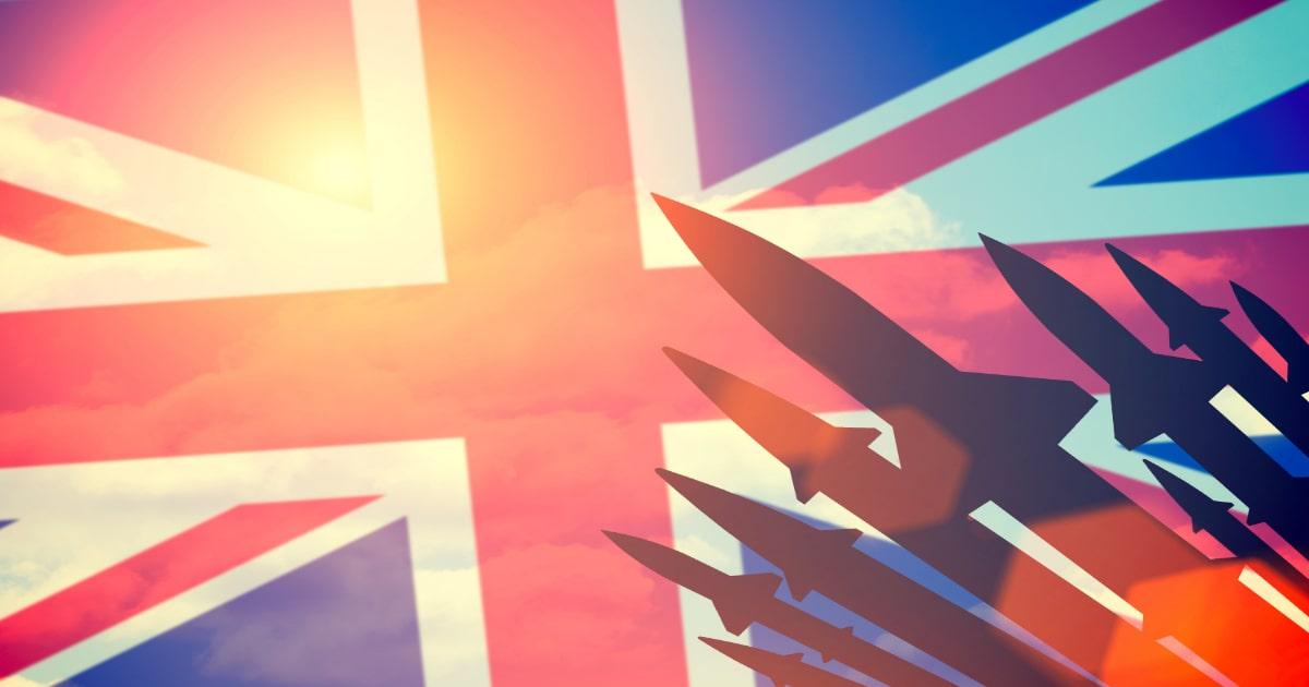 great britain nuclear missile flag