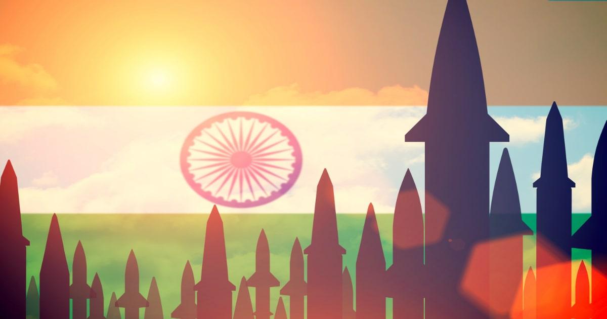 india nuclear missile flag