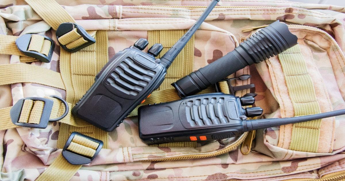 walkie talkies emergency survival communication